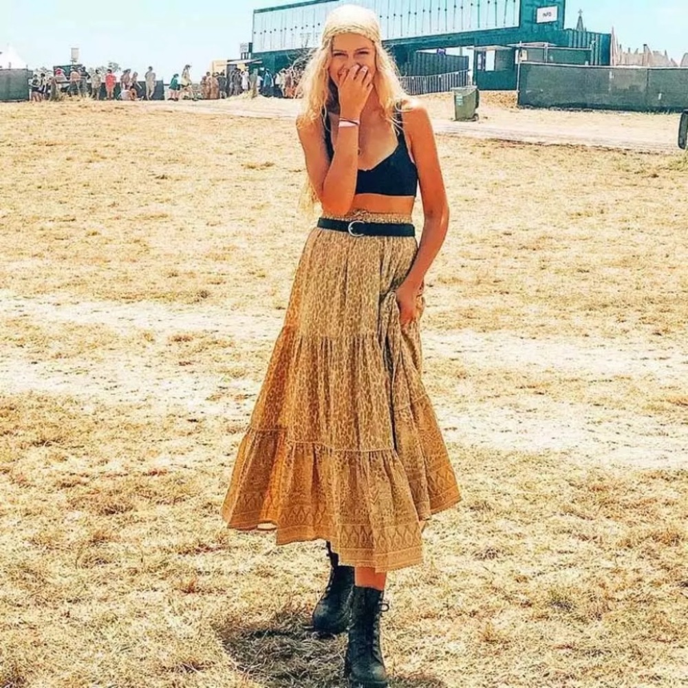 5⭐️Fave Boho Gypsy Wild Skirt - Picture 6 of 12